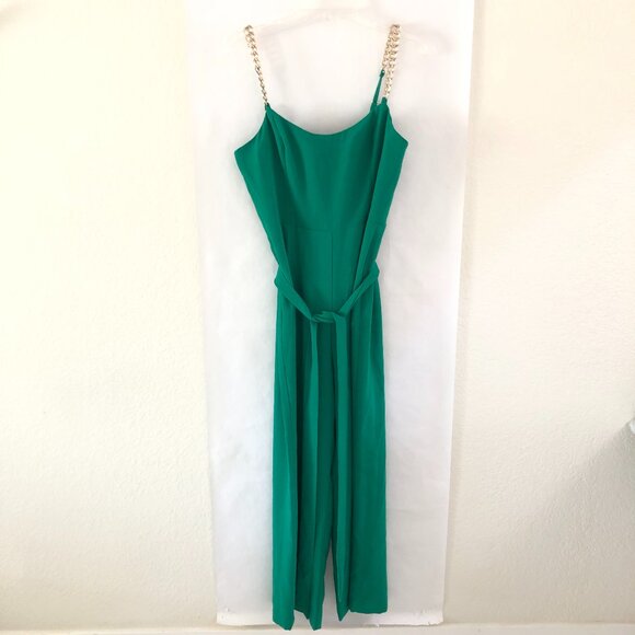 Lilly Pulitzer Zemira Women’s Sleeveless Jumpsuit Fiddle Leaf Green Size 10 - Picture 8 of 17